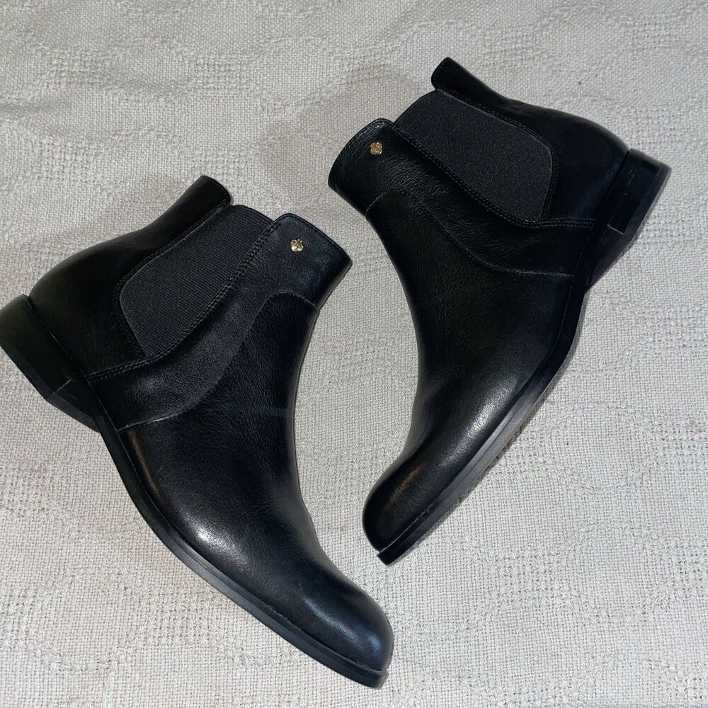 Isola Women’s Ankle Boots Size 8.5 M Black Leather Going Out Party Formal